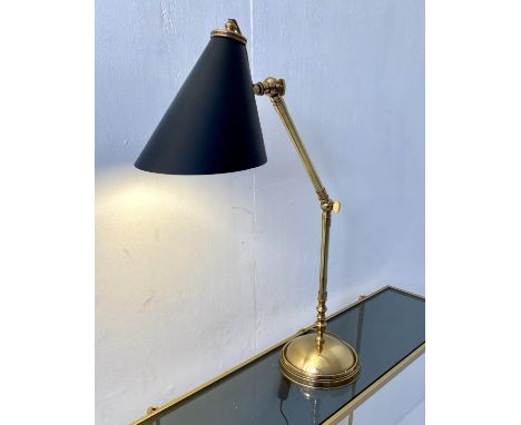 DESK LAMP, 76cm H, 1950's Italian style. 
