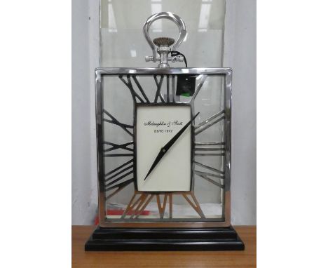 MACLAUGHLIN &amp; SCOTT CLOCK, 30cm x 45cm H. 