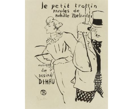 Henri de Toulouse-Lautrec (French, 1864-1901)Le Petit Trottin (Wittrock 36) Lithograph in black, 1893, on simili-Japon paper,