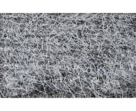 José Parlá (American, born 1973)The Founders Archival pigment print in black and white, 2021, on Hahnemühle Photo Rag paper, 