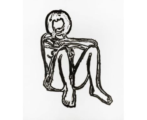 Tom Wesselmann (American, 1931-2004)Monica Sitting Elbows on Knees, from Brooklyn Academy of Music Artists Print Portfolio II