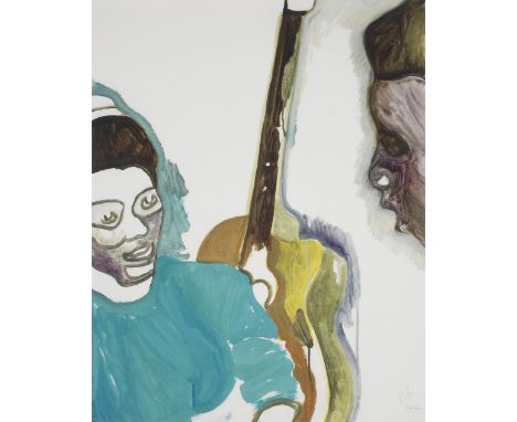 Peter Doig (British, born 1959)Two Students Giclée print in colours, 2008, on wove paper, signed with the initials and number