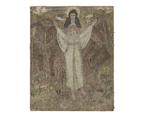 John Duncan RSA RSW (British, 1866-1945)Mythological subject, leading cattle oil on canvas122 x 97cm (48 1/16 x 38 3/16in).un