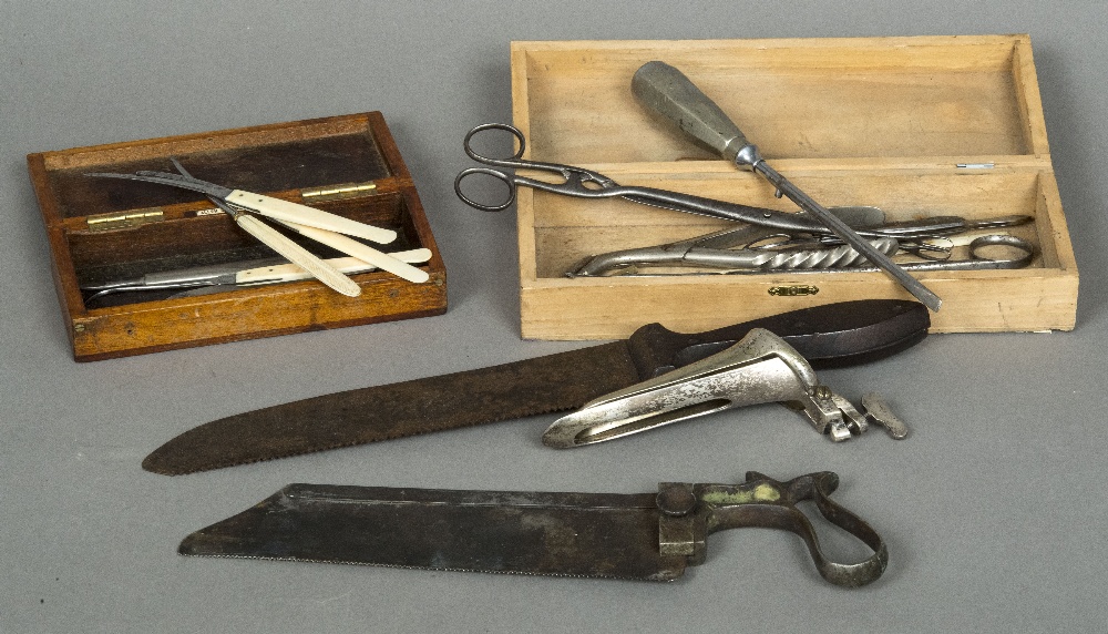 A collection of 19th century and early 20th century medical