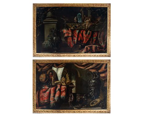 We thank Professor Nicola Spinosa for his collaboration on the attribution of these artworks. Very important pair of large oi