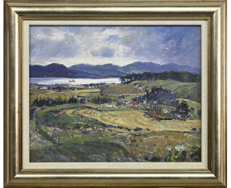 * DONALD M SHEARER (SCOTTISH 1925 - 2017) UNTITLED oil on board, signedFramed and under glassimage size 40cm x 50cm, overall 