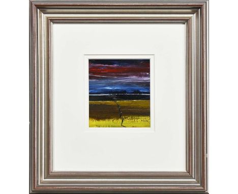 * GORDON WILSON (SCOTTISH b. 1968), EVENING LIGHT ON THE LOCH oil on board, signed, titled and dated 2003 versomounted, frame