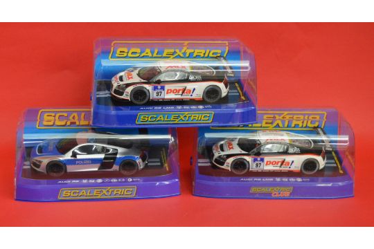 scalextric audi r8 police car