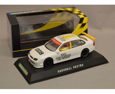 SCALEXTRIC VAUXHALL VECTRA BBC CHILDREN IN NEED: Special Edition with BBC on bonnet. One of only a few variations believed to