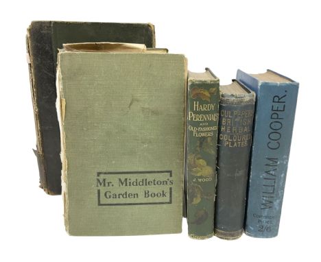 Culpeper's British Herbal and Family Physician with hand-coloured herbal bookplates, together with The Gardeners and Poultry 