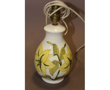 A VINTAGE MOORCROFT LAMP BASE