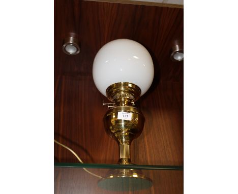 A MODERN ELECTRIC OIL STYLE LAMP
