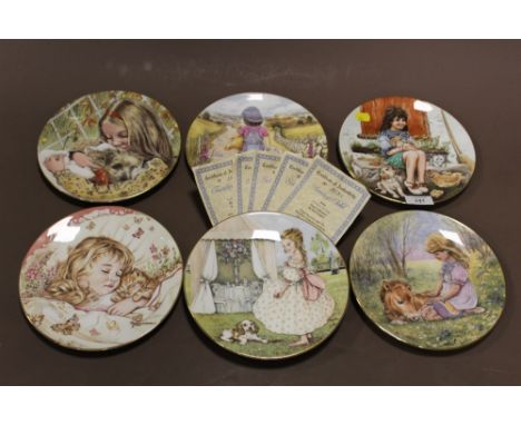 A SET OF ROYAL WORCESTER DAYS OF THE WEEK CHILDREN'S RHYME COLLECTORS PLATES