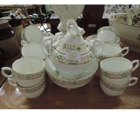 A part tea coffee dinner service un marked tea cups and saucers etc