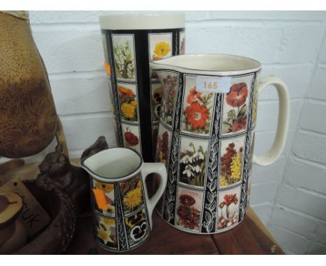A selection of vintage ceramics from the cottage garden collection