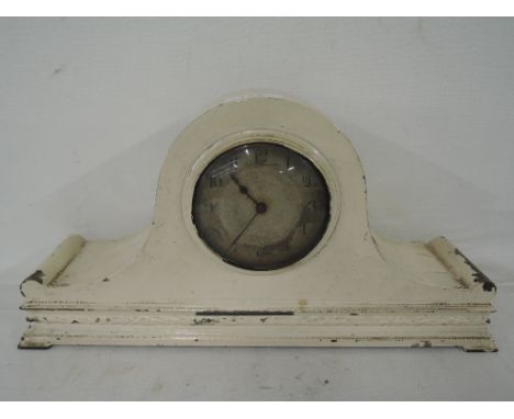 A vintage mantle clock by Preston's LTD, Bolton, with French style brass body 