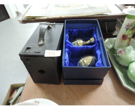 A vintage Brownie type 2A camera
