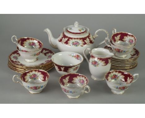 A 25 PIECE ROYAL GRAFTON 'ACADEMY' PATTERN  PART TEA SERVICE 