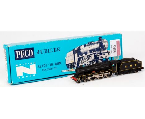 A Peco N gauge NL21 'Renown' Jubilee class engine and tender (G-BF)