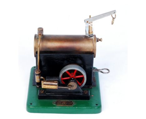 ESL of England No.1540 "Standard" stationary steam plant, comprising of tin housed boiler with steam take off to power a sing