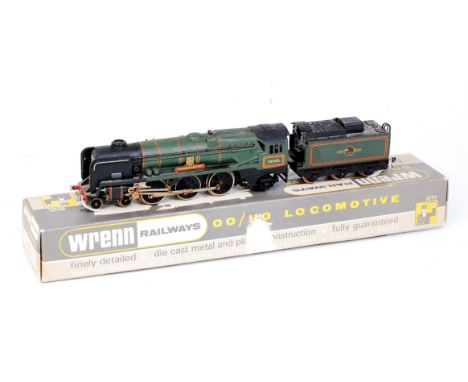 A Wrenn W2235 BR green Barnstaple engine and tender, with instructions (FG-BG)