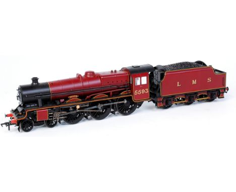 A Bachmann DCC fitted LMS Jubilee engine and tender No. 5593 'Kolhapur', BCC edition 50' X model (G)