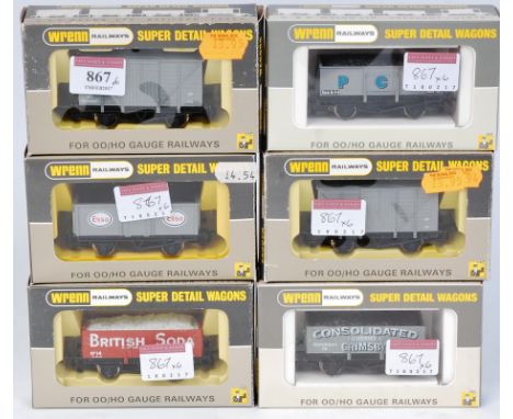 2 Wrenn W5094 ventilated vans in GW grey (NM,BG-NM), W5523 limited edition Polish Coaling and Trading steel open wagon (M,BM)