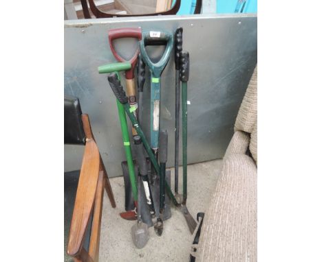 A collection of garden tools