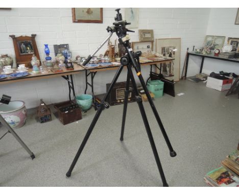 A Manfrotto Benbo 2 adjustable tripod model 136