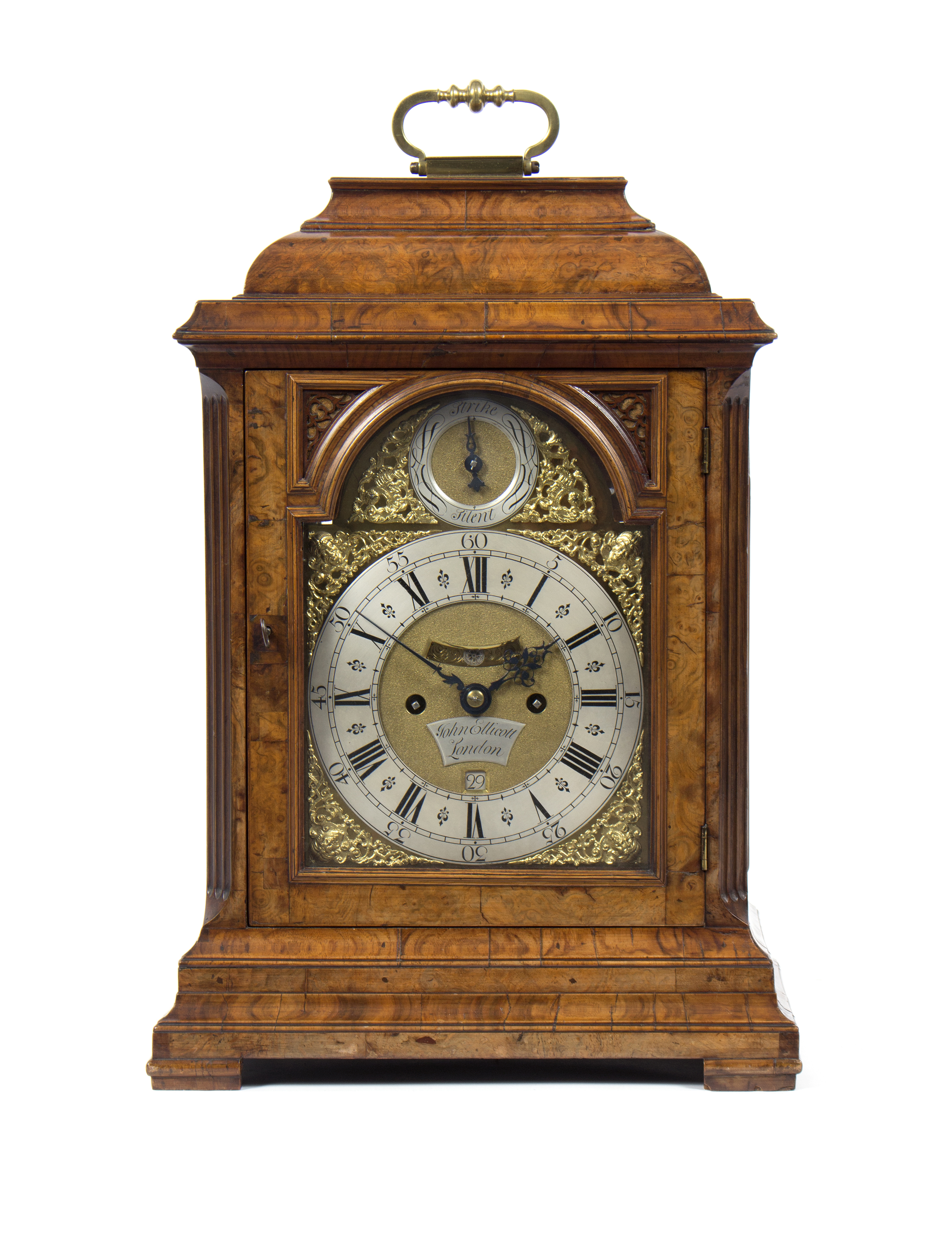 A George III eight-day, hour repeat bracket clock by John Ellicott ...