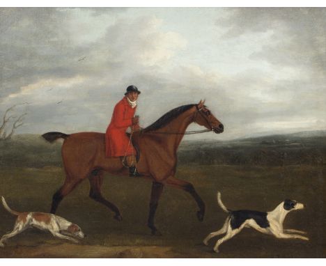 John Francis Sartorius (1775-1831)/Huntsman and Hounds/signed and dated 1811/oil on canvas, 33.5cm x 42.5cm/see illustration 