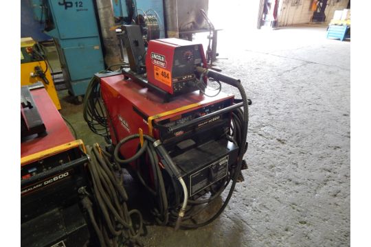 Lincoln Electric Idealarc Dc600 Mig Welder With Lincoln Electric