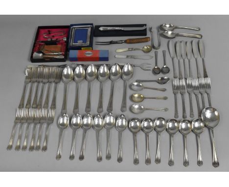 A Collection of Loose Cutlery to Comprise set of H F &amp; Co. Cutlery, Community Plate etc 