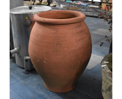 A Terracotta PLanter of Vase Form, 32cms High 