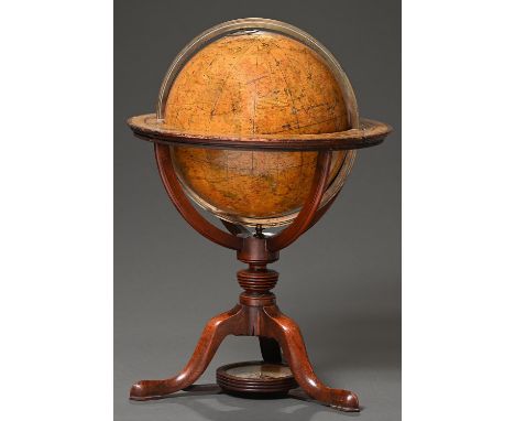 A George III 12" celestial table globe,&nbsp;'CARY'S NEW CELESTIAL GLOBE on which are correctly laid down upwards of 3500 sta