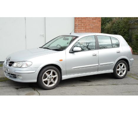 Motor Car. 2002 Nissan Almera BDS, silver, 1.5 Hurricane, 5 door hatchback, petrol, manual, reg YT52 PWL, 26288 miles at last