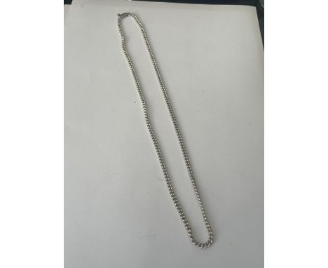 A 20" SILVER NECK CHAIN 
