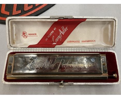 A LARRY ADLER PROFESSIONAL 16 (C) HARMONICA IN ORIGINAL BOX 