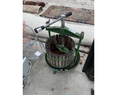 A VINTAGE VIGO FRUIT PRESS 