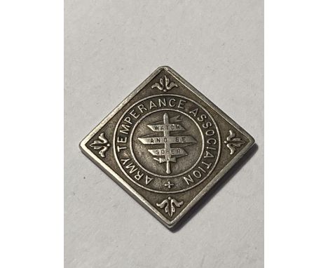 A SILVER ARMY TEMPERANCE ASSOCIATION INDIA MEDAL 