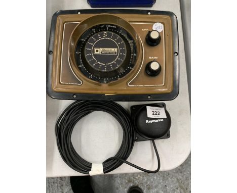 A VINTAGE RAYMARINE SEAFARER 3 DEPTH ECHO SOUNDER 
