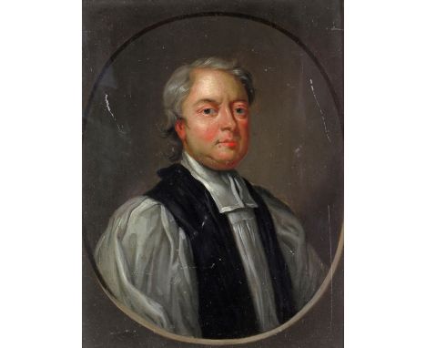 Follower of Mary Beale Portrait of Dr John Tillotson (1630-1694) Archbishop of Canterbury from 1691-1694 Oil on copper 22 x 1
