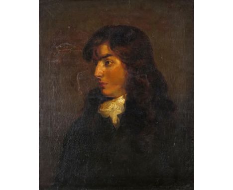 After Sir Thomas Lawrence P.R.A. Portrait of William Linley (1771-1835) Oil on canvas laid on board 68 x 57cm; 26 x 22½in ++S
