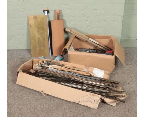Two boxes containing a good collection of OO Gauge model railway track.  