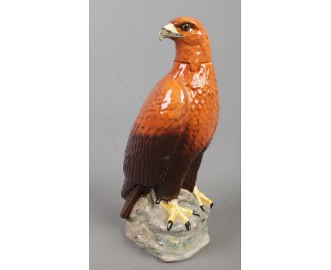 A Beswick Beneagles golden eagle scotch whiskey decanter. (empty)  