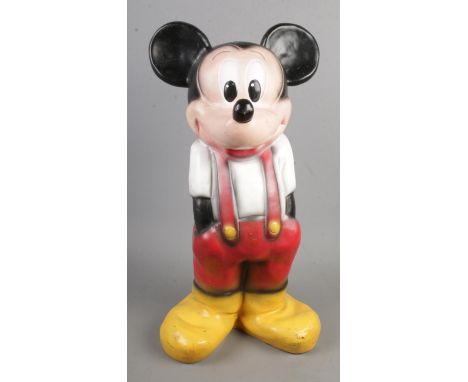 A large vintage Disney Cello Plastic Mickey Mouse.Hx46cm  