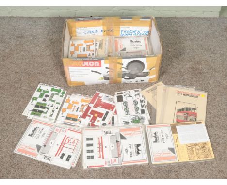 A large box of Alphagraphix precision card kits 1/43 scale.  