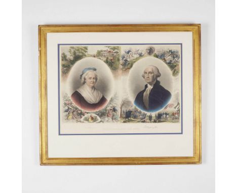 Antique 19th-century hand-tinted engraving published by J.C. Buttre, 48 Franklin Street, New York. This finely detailed print