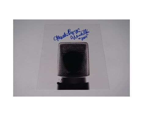 Signed photograph by R&amp;B legend and Rock and Roll Hall of Famer Martha Reeves, lead singer of Martha and the Vandellas. T