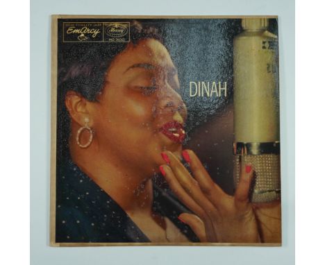 Dinah Washington’s Dinah! album, released under EmArcy Records (MG 36065), features the legendary jazz vocalist performing a 